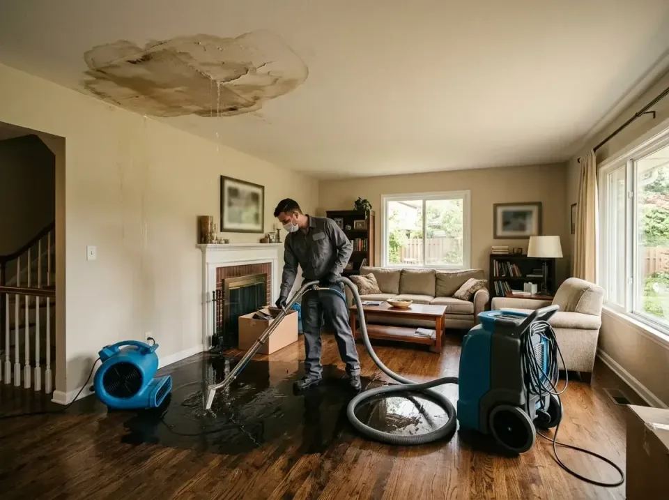 attic-pipe-burst-ceiling-drip-008 — frequently asked questions, Water Damage Restoration & Carpet Care in Athens, OH